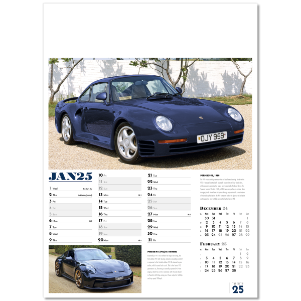 Collector's Cars Wall Calendar