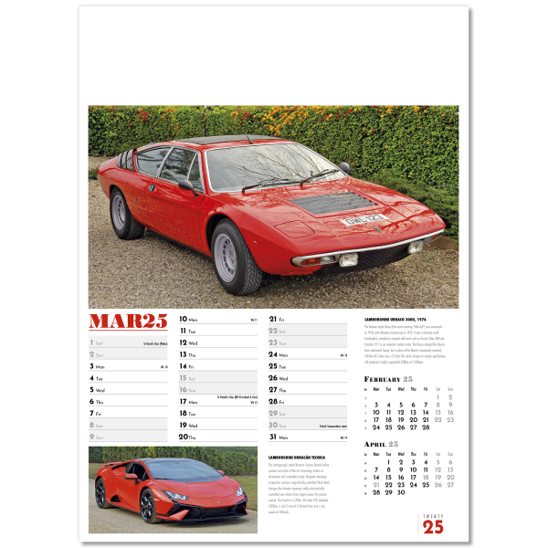 Collector's Cars Wall Calendar