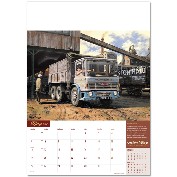 On the Move Wall Calendar