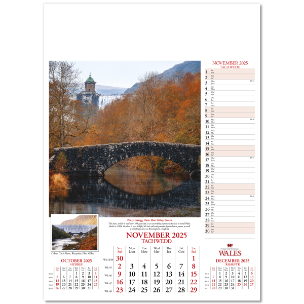 Discovering Wales Wall Calendar