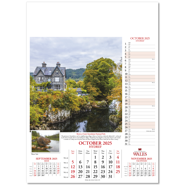 Discovering Wales Wall Calendar