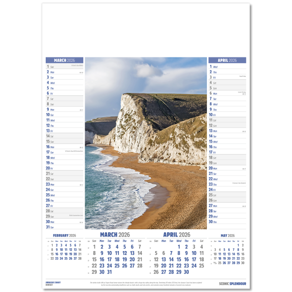 Scenic Splendour Wall Calendar