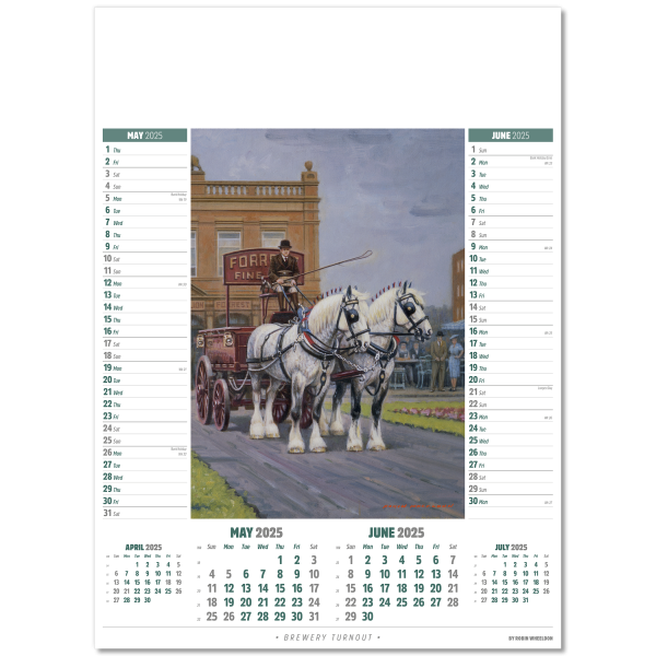 Horse Power Wall Calendar