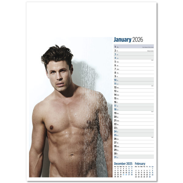 Hot Stuff Wall Calendar