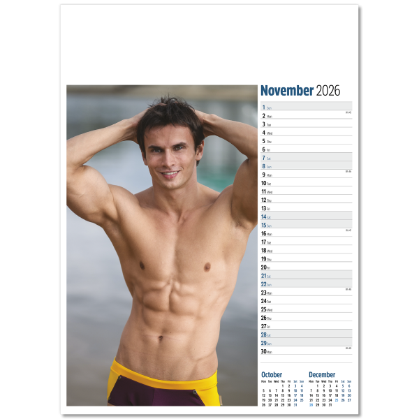 Hot Stuff Wall Calendar