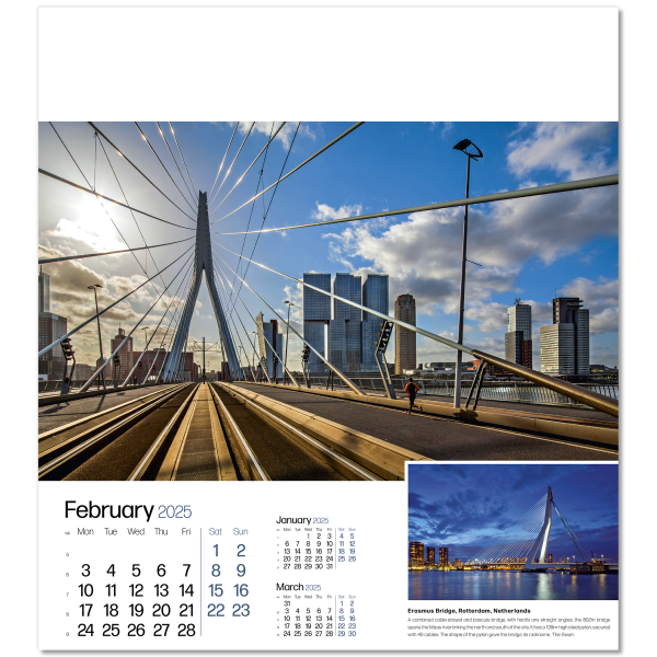 Megastructures Wall Calendar