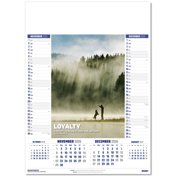 Insight Wall Calendar