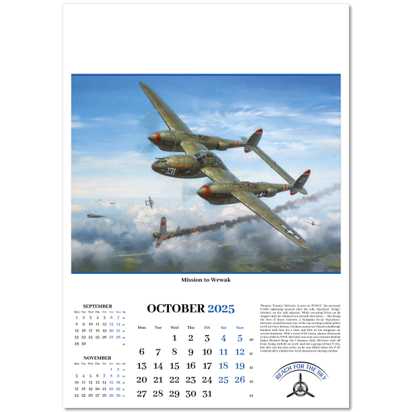 Reach for the Sky Wall Calendar