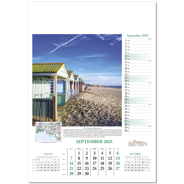 Touring Britain Wall Calendar