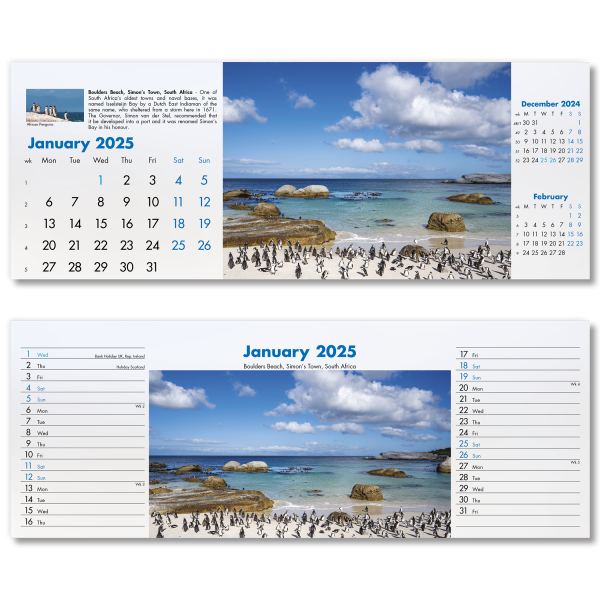 Blue Planet Desk Calendar