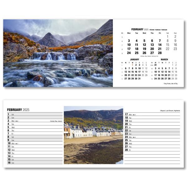 Britain in View Desk Calendar