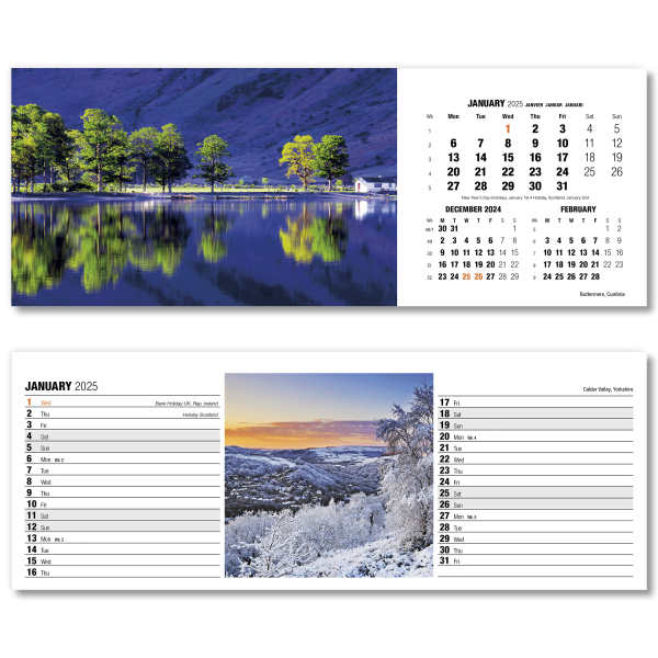 Britain in View Desk Calendar