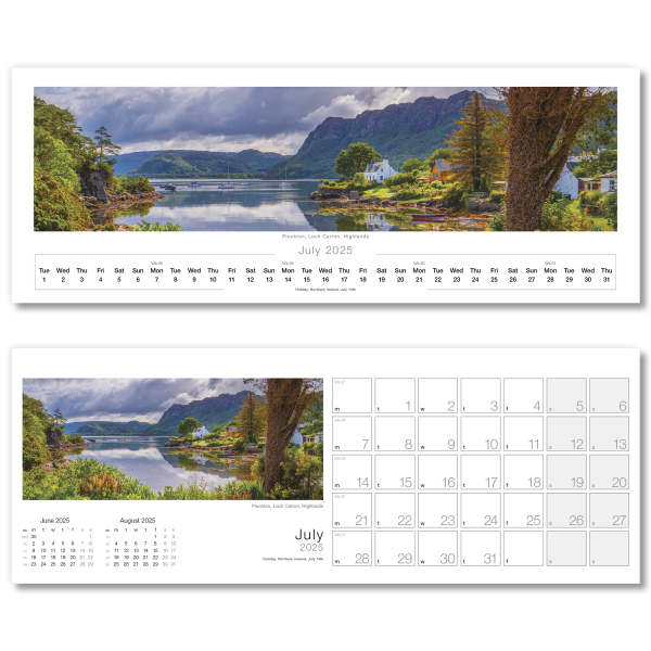 Images of Scotland Desk Calendar