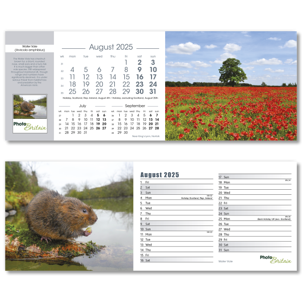 Photo Britain Desk Calendar