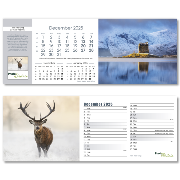 Photo Britain Desk Calendar