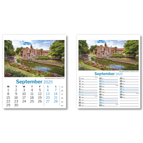 Glorious Britain Mini Desk Calendar