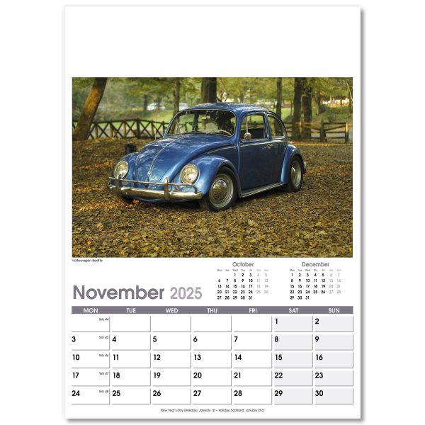 On the Move Wall Calendar - 13 Leaf